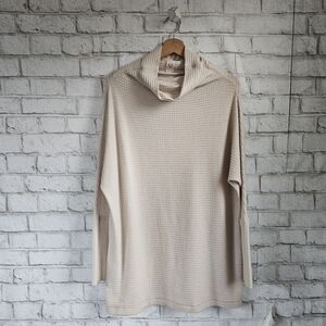 WE THE FREE Waffle Mockneck Over-sized Tunic, XS